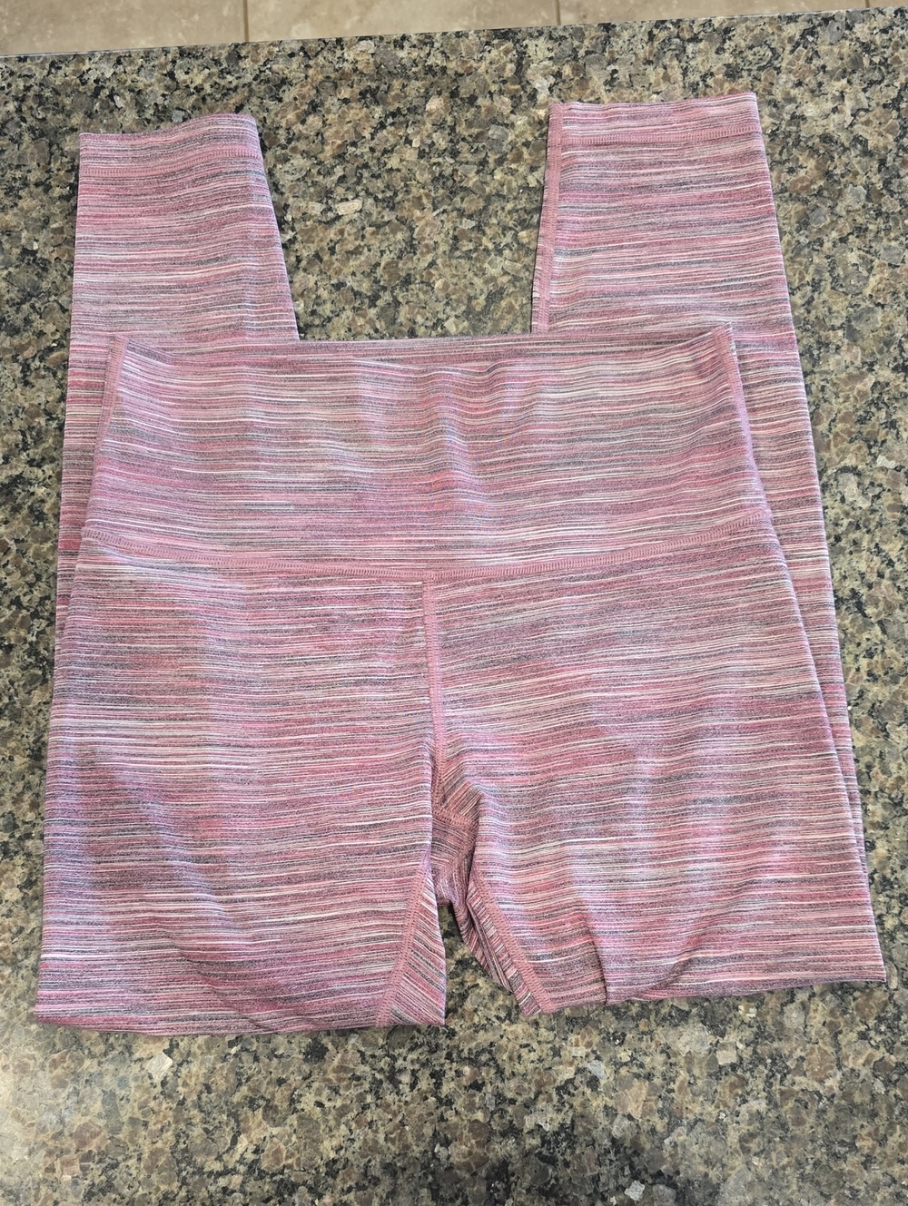 Lululemon Wunder High Times Size 8 Space Dye Camo Tender Violet